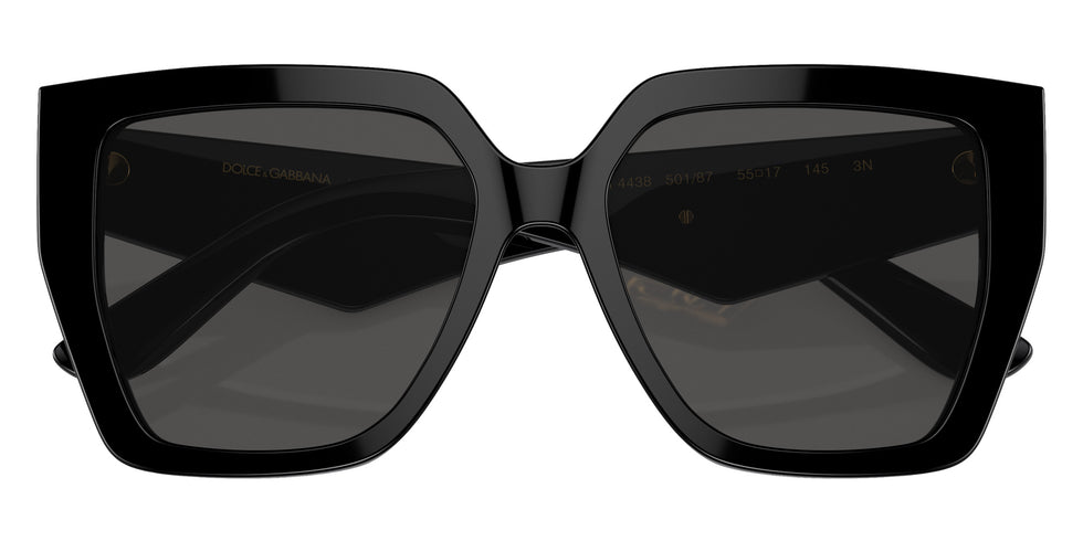 DOLCE & GABBANA DG4438F 501/87 55 - Black / Dark Gray #id:dg4438f50187_s:100120