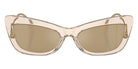 DOLCE & GABBANA DG4467B 343203 55 - Transparent Camel / Clear Mirrored Real Yellow Gold #id:dg4467b343203_s:100100