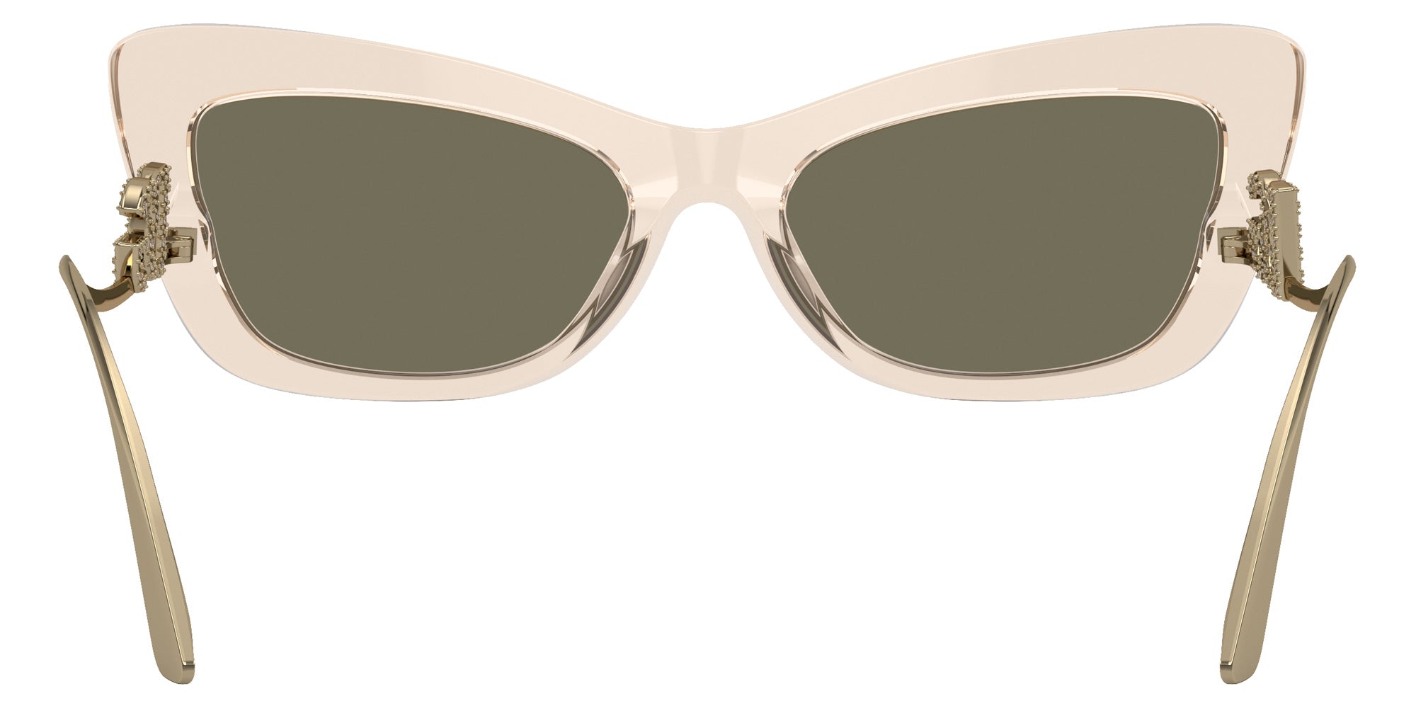 DOLCE & GABBANA DG4467B 343203 55 - Transparent Camel / Clear Mirrored Real Yellow Gold #id:dg4467b343203_s:100115