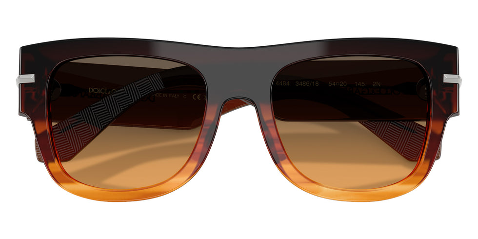 DOLCE&GABBANA DG4484 348618 54 - Gradient Striped Brown #id:dg4484348618_s:104100