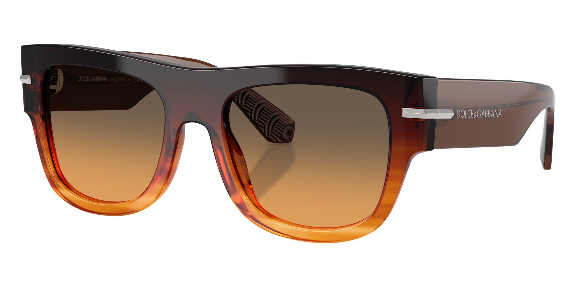 DOLCE&GABBANA DG4484 348618 54 - Gradient Striped Brown #id:dg4484348618_s:104105