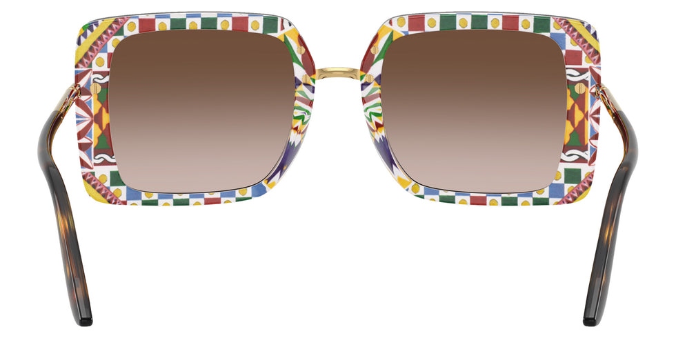 DOLCE & GABBANA DG4491 321713 52 - Havana on White Barrow / Brown Gradient #id:dg4491321713_s:100115