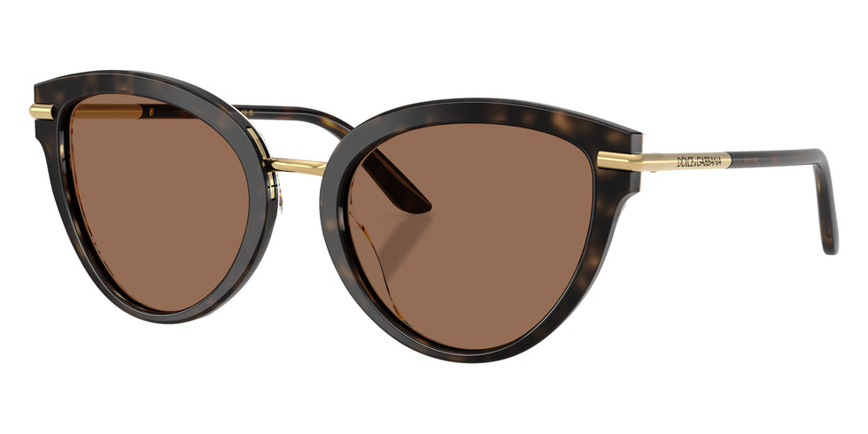 DOLCE & GABBANA DG4492 321713 55 - Havana on White Barrow / Dark Brown #id:dg4492321713_s:100105