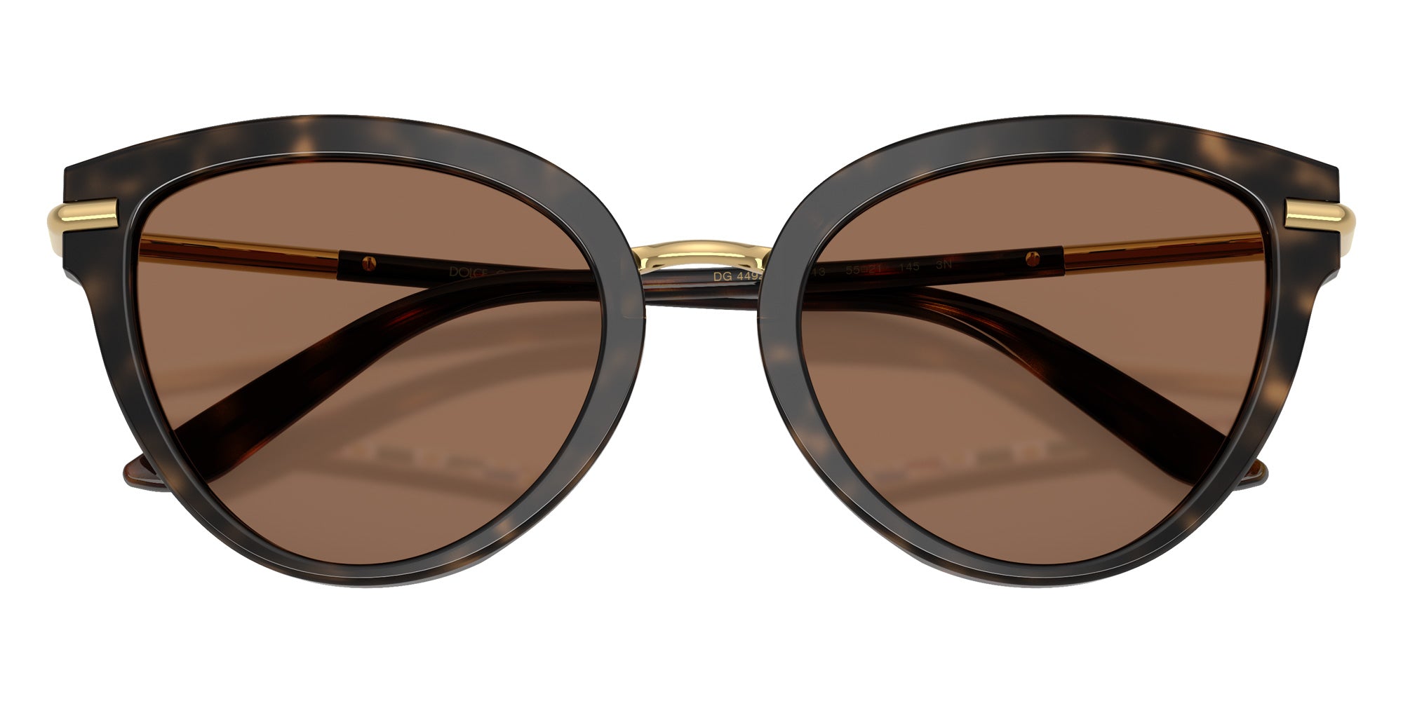 DOLCE & GABBANA DG4492 321713 55 - Havana on White Barrow / Dark Brown #id:dg4492321713_s:100120