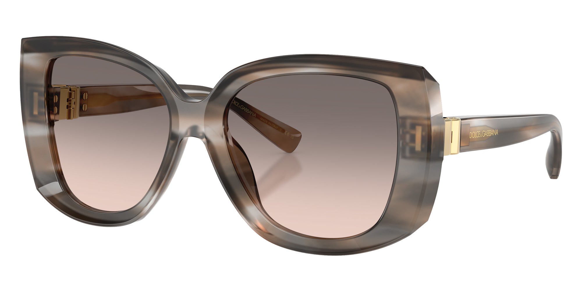 DOLCE & GABBANA DG4495 34493B 56 - Striped Gray / Pink Gradient Gray #id:dg449534493b_s:100105