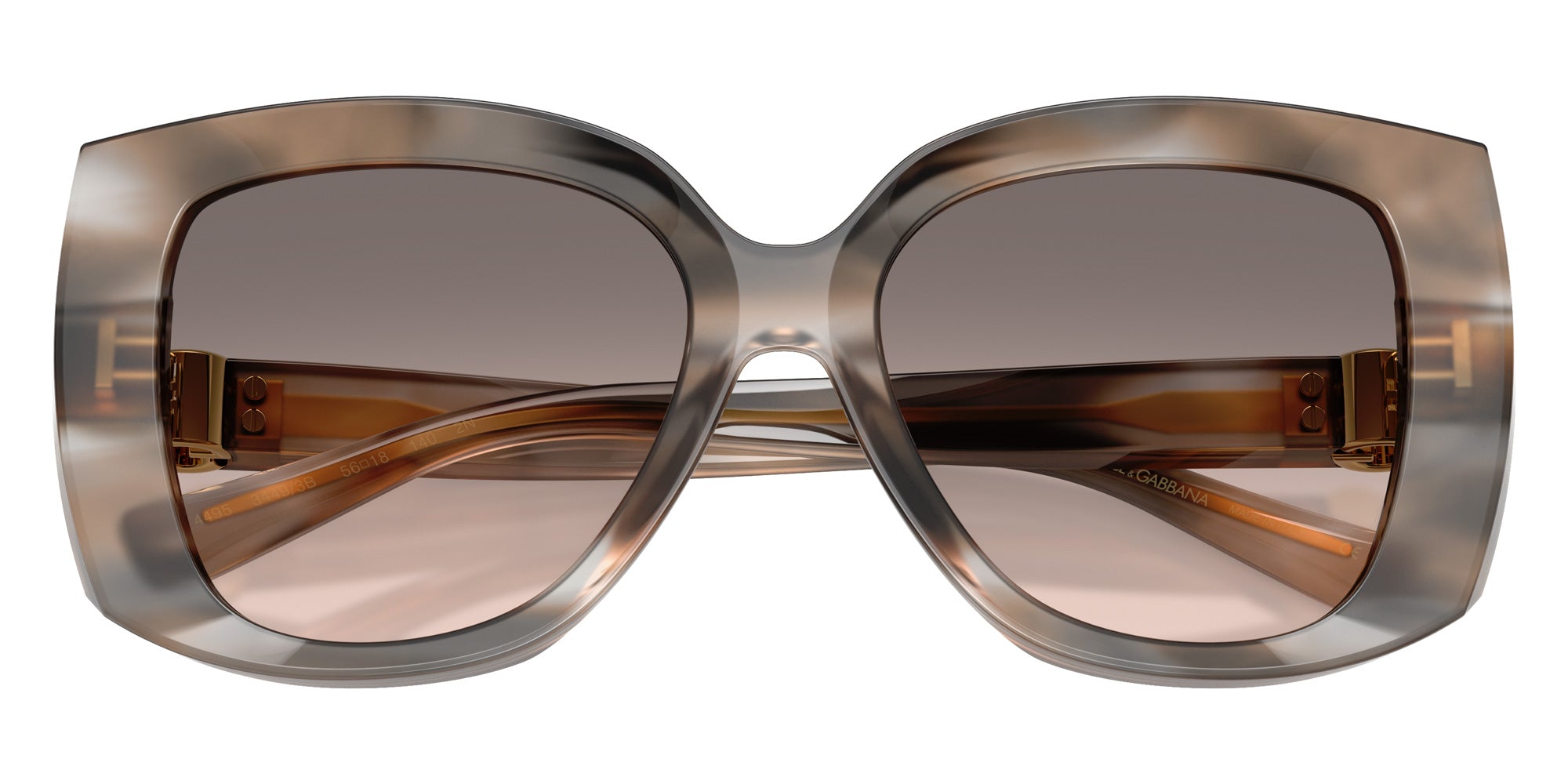 DOLCE & GABBANA DG4495 34493B 56 - Striped Gray / Pink Gradient Gray #id:dg449534493b_s:100120