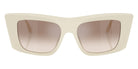 DOLCE & GABBANA DG4510 331294 51 - Cream / Clear Gradient Brown Mirrored Silver #id:dg4510331294_s:100100