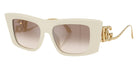 DOLCE & GABBANA DG4510 331294 51 - Cream / Clear Gradient Brown Mirrored Silver #id:dg4510331294_s:100105