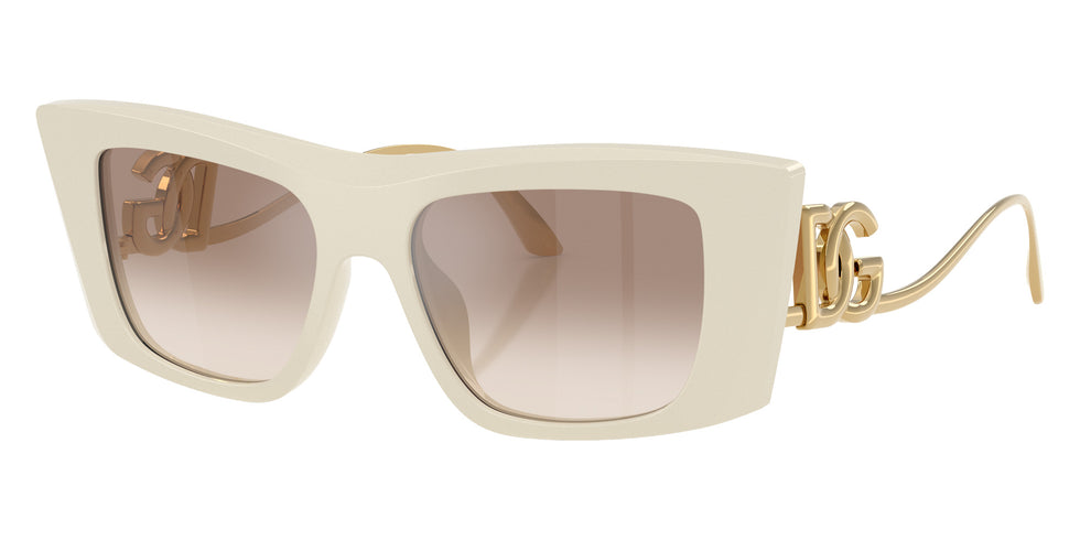 DOLCE & GABBANA DG4510 331294 51 - Cream / Clear Gradient Brown Mirrored Silver #id:dg4510331294_s:100105