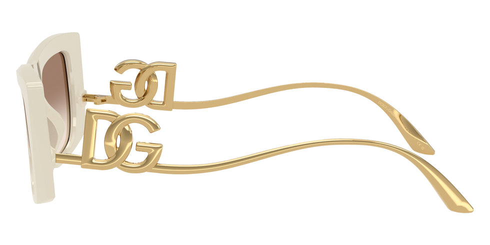 DOLCE & GABBANA DG4510 331294 51 - Cream / Clear Gradient Brown Mirrored Silver #id:dg4510331294_s:100110
