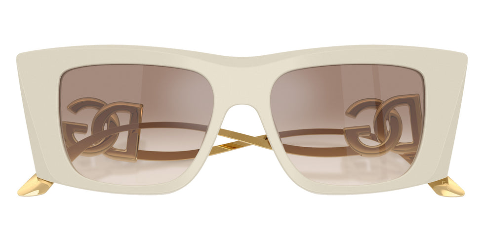 DOLCE & GABBANA DG4510 331294 51 - Cream / Clear Gradient Brown Mirrored Silver #id:dg4510331294_s:100120