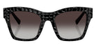DOLCE & GABBANA DG4512 32888G 53 - Black Texture Cocco / Gray Gradient #id:dg451232888g_s:100100
