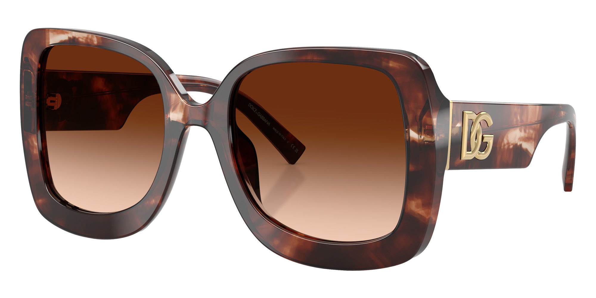 DOLCE & GABBANA DG4513 322274 55 - Dark Red Havana / Brown Gradient #id:dg4513322274_s:100105