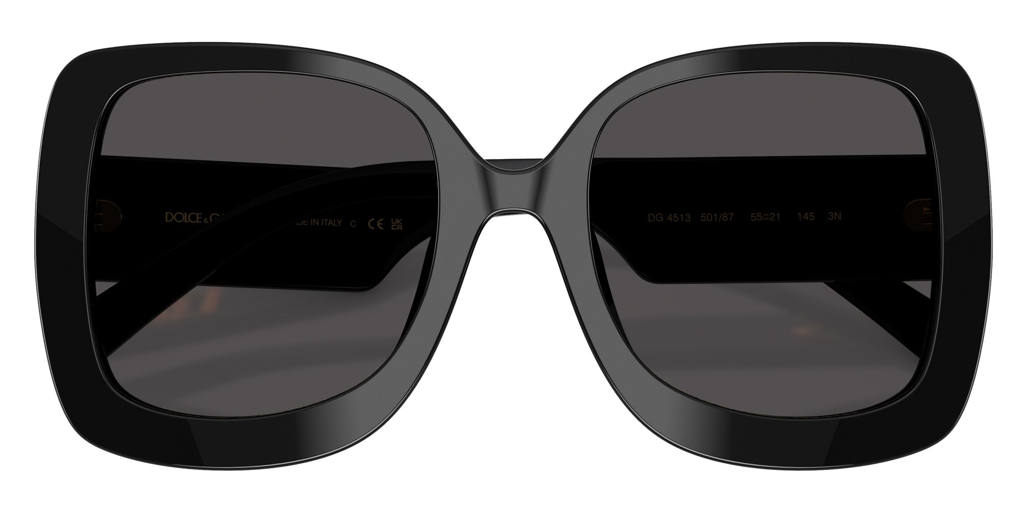 DOLCE & GABBANA DG4513 501/87 55 - Black / Dark Gray #id:dg451350187_s:104120