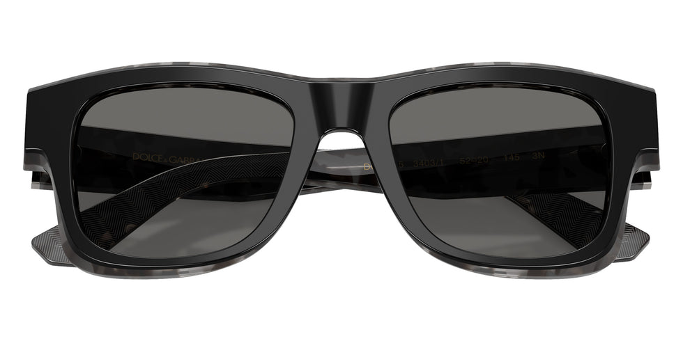 DOLCE & GABBANA DG4515 3403/1 52 - Black on Gray Havana / Gray #id:dg451534031_s:100120