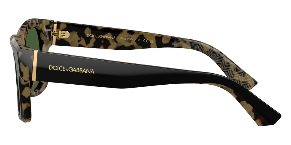 DOLCE & GABBANA DG4515 340471 52 - Black on Yellow Havana / Dark Green #id:dg4515340471_s:102110