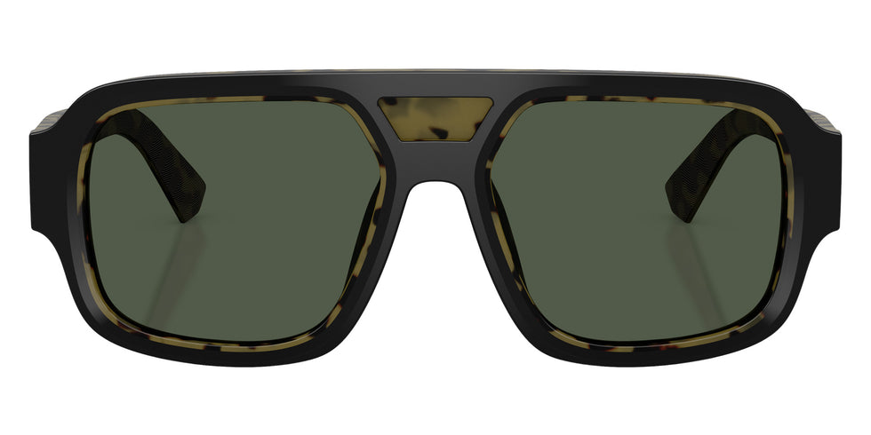 DOLCE & GABBANA DG4516 34049A 55 - Black on Yellow Havana / Dark Green Polarized #id:dg451634049a_s:102100