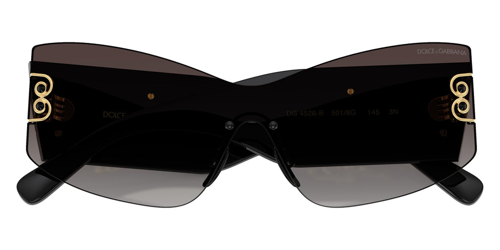 DOLCE & GABBANA DG4526B 501/8G 142 - Black / Gray Gradient #id:dg4526b5018g_s:102120