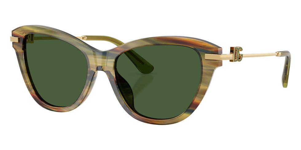DOLCE&GABBANA DG4534 347571 53 - Striped Green Transparent #id:dg4534347571_s:102105