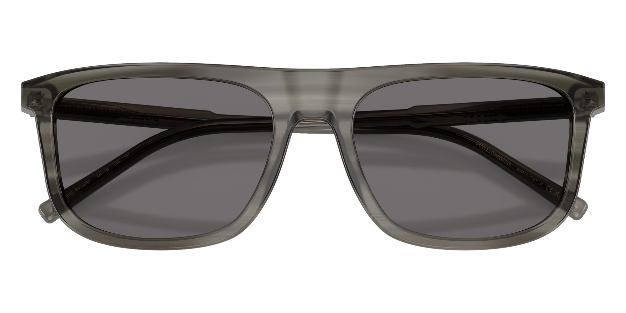 DOLCE&GABBANA DG4542 347981 56 - Gray on Striped Gray #id:dg4542347981_s:100100