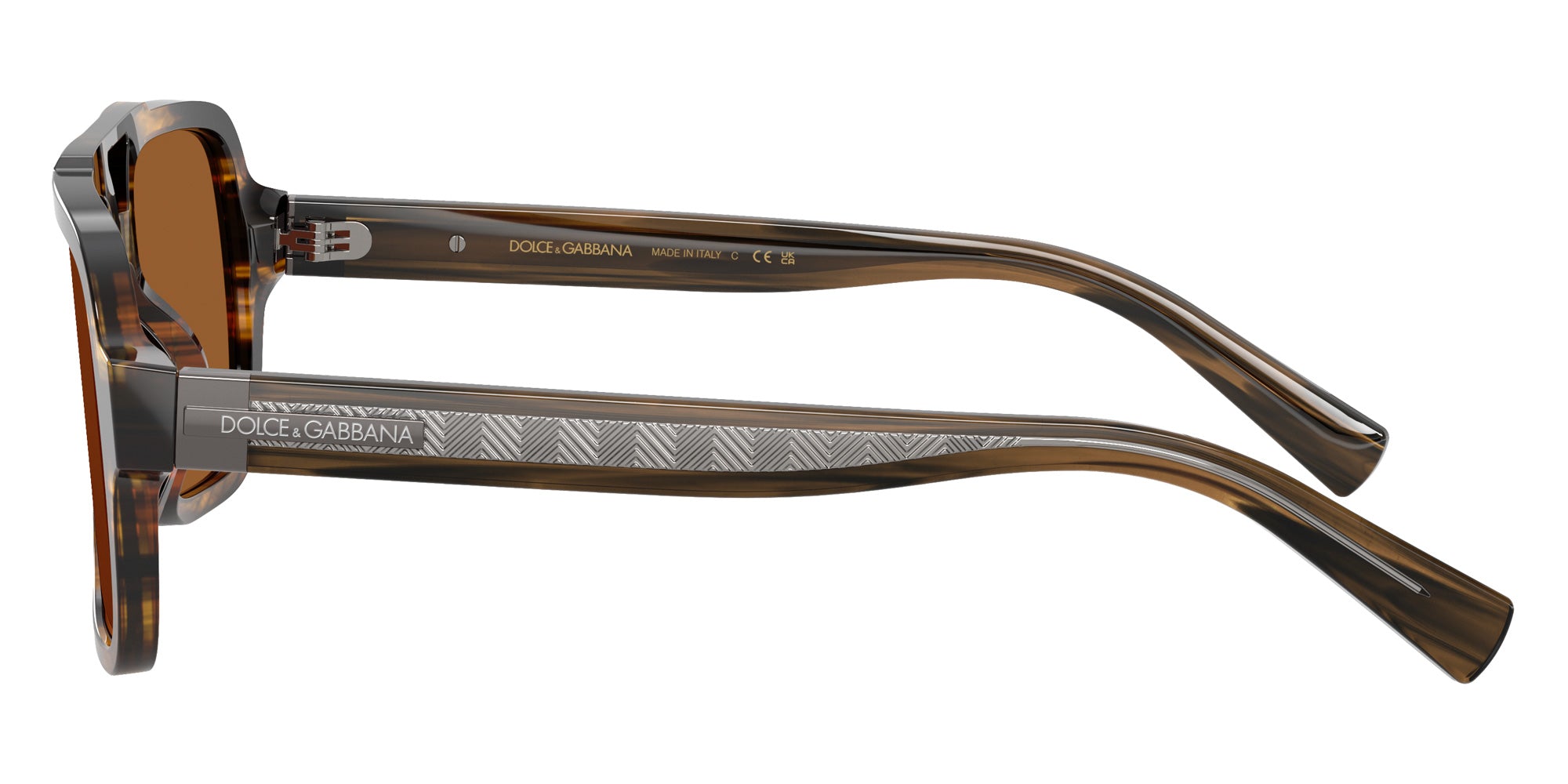 DOLCE&GABBANA DG4544 306363 56 - Striped Brown #id:dg4544306363_s:102110