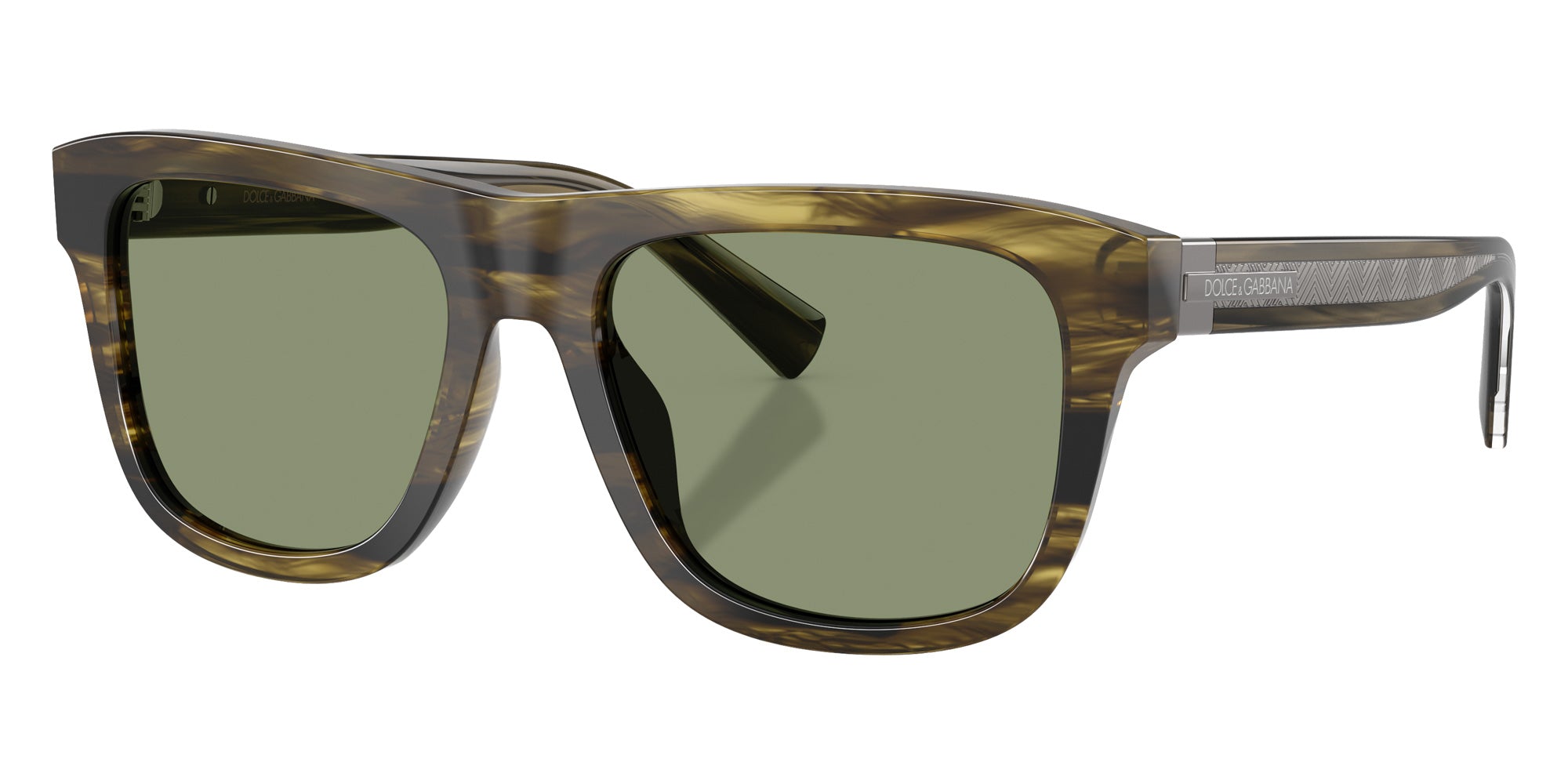 DOLCE&GABBANA DG4545 306682 55 - Striped Green #id:dg4545306682_s:100105