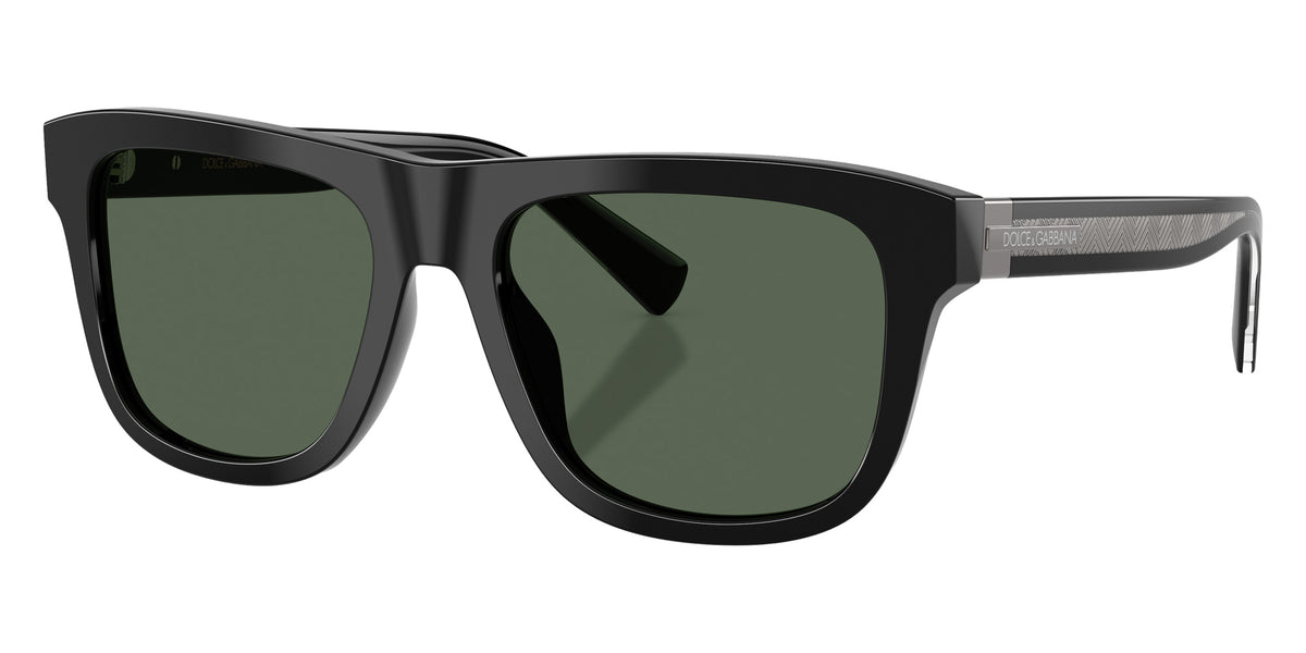 DOLCE&GABBANA DG4545 501/71 55 - Black / Dark Green #id:dg454550171_s:100105