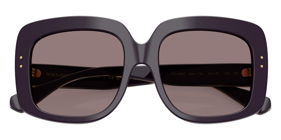 DOLCE&GABBANA DG4557 35017N 55 - Aubergine / Dark Purple #id:dg455735017n_s:102120