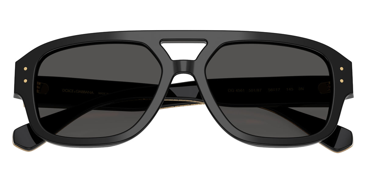 DOLCE&GABBANA DG4561 501/87 56 - Black / Dark Gray #id:dg456150187_s:104120