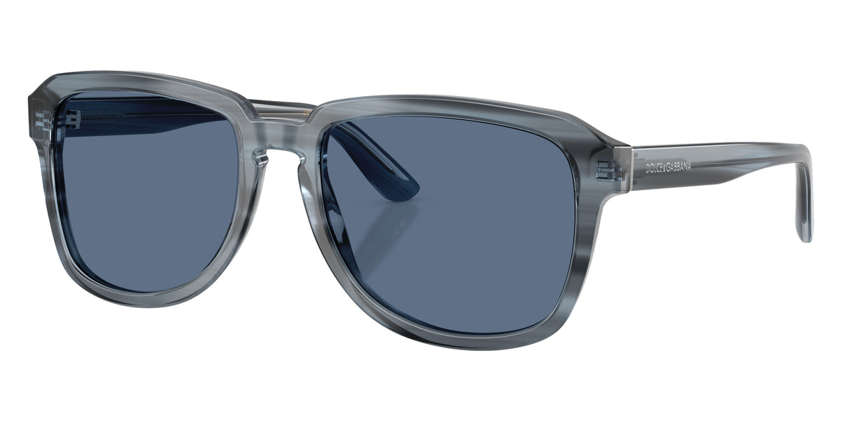 DOLCE&GABBANA DG4566 348280 56 - Transparent Blue on Striped Blue / Blue #id:dg4566348280_s:100105