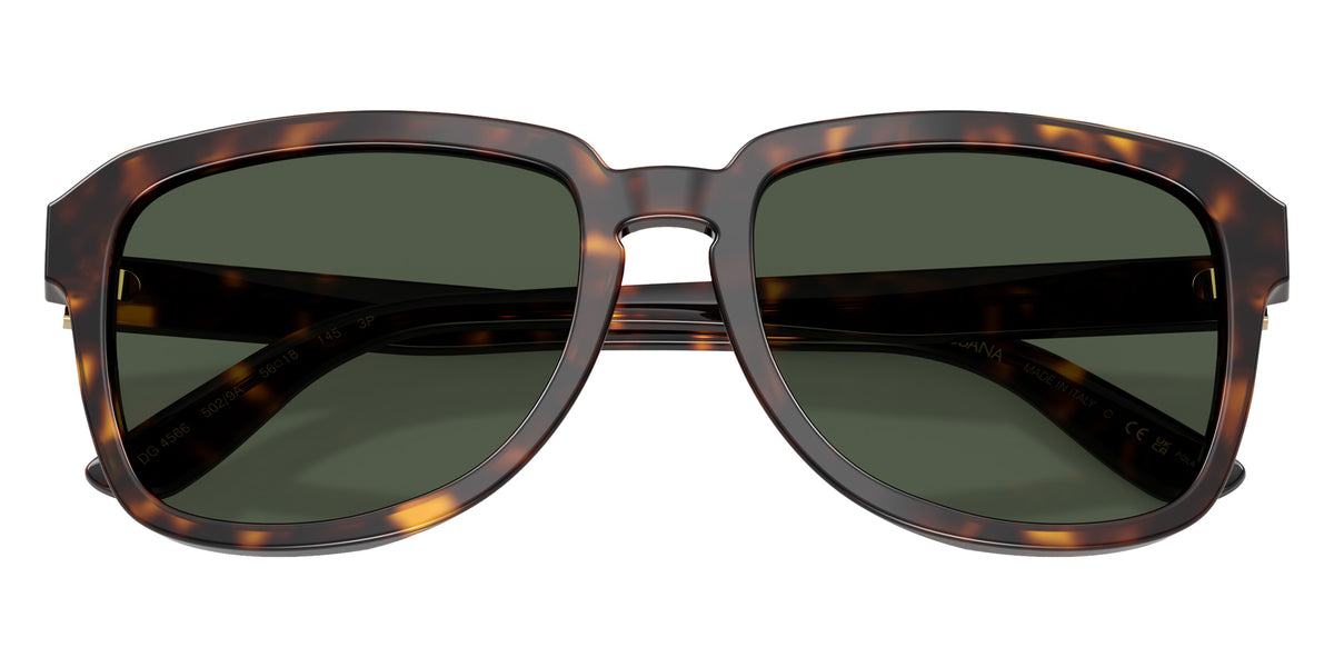 DOLCE&GABBANA DG4566 502/9A 56 - Havana / Dark Green Polarized #id:dg45665029a_s:110120