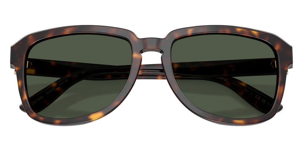 DOLCE&GABBANA DG4566 502/9A 56 - Havana / Dark Green Polarized #id:dg45665029a_s:110120