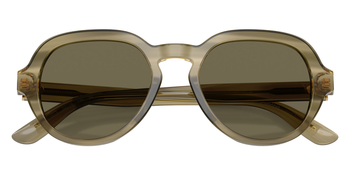 DOLCE&GABBANA DG4567 3480/3 52 - Transparent Green on Striped Green / Brown #id:dg456734803_s:100120