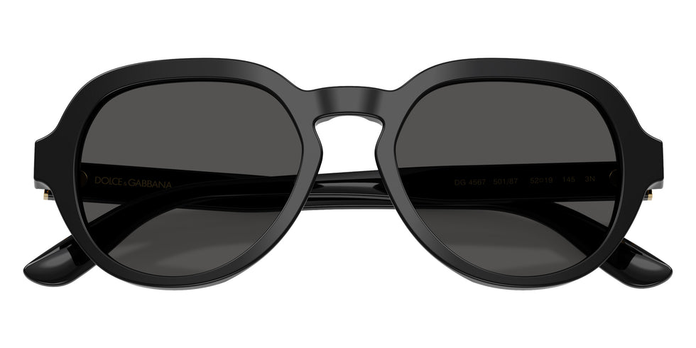 DOLCE&GABBANA DG4567 501/87 52 - Black / Dark Gray #id:dg456750187_s:106120