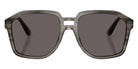 DOLCE&GABBANA DG4568 347987 56 - Transparent Gray on Striped Gray / Black Smoke #id:dg4568347987_s:100100