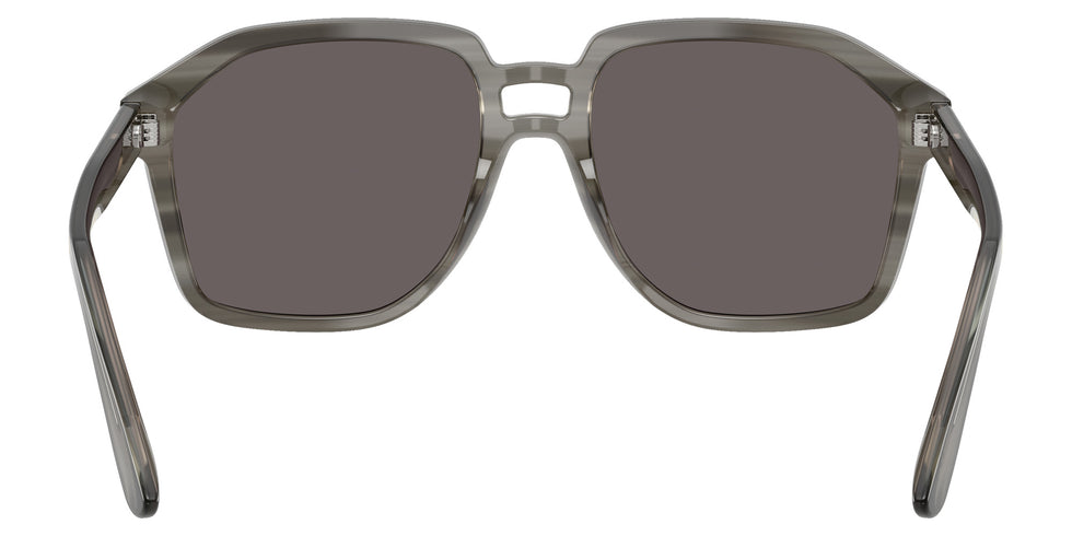 DOLCE&GABBANA DG4568 347987 56 - Transparent Gray on Striped Gray / Black Smoke #id:dg4568347987_s:100115