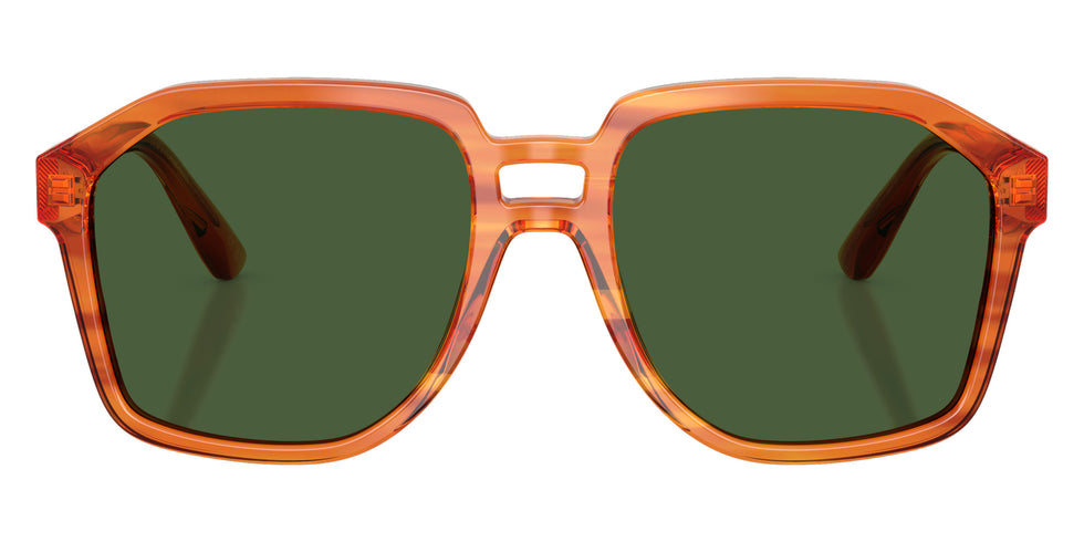 DOLCE&GABBANA DG4568 34839A 56 - Transparent Camel on Striped Ginger / Dark Green Polarized #id:dg456834839a_s:102100