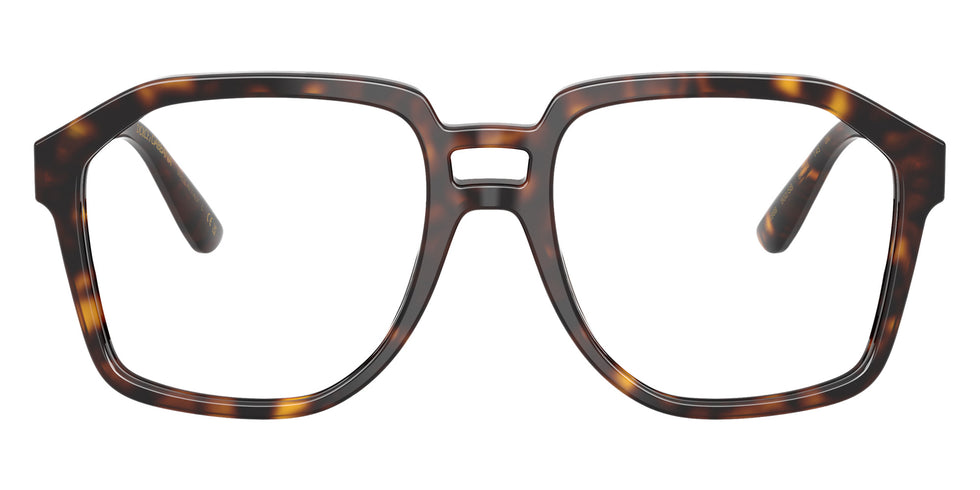 DOLCE&GABBANA DG4568 502/SB 56 - Havana / Clear Blue Light Filter #id:dg4568502sb_s:110100