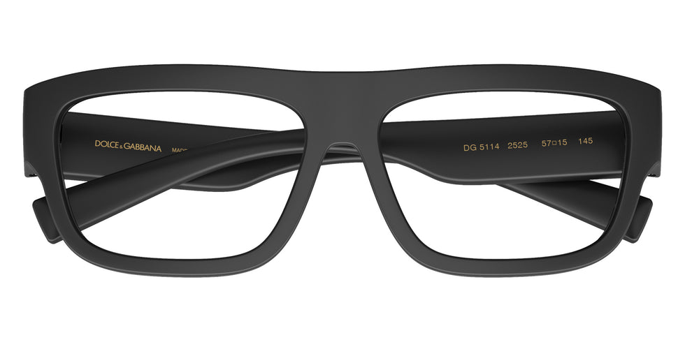 DOLCE&GABBANA DG5114 2525 55 - Matte Black #id:dg51142525_s:100100