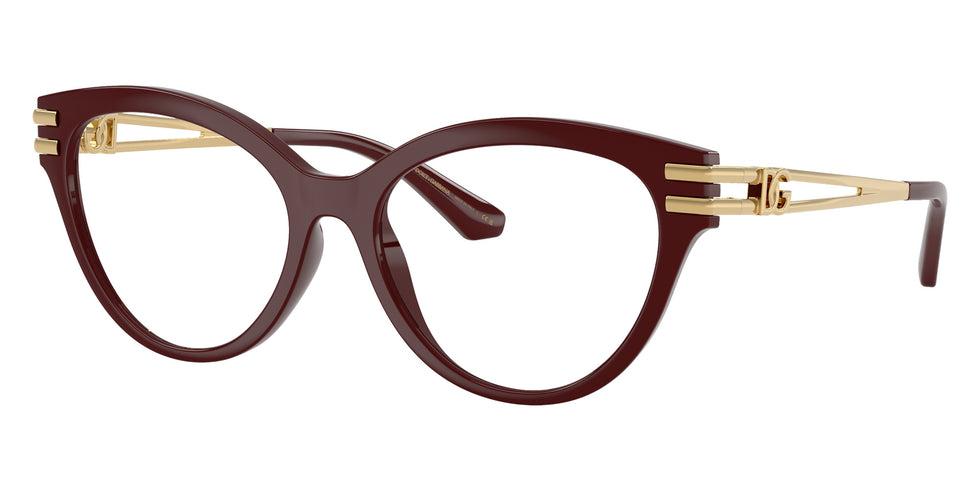 DOLCE&GABBANA DG5116 3091 52 - Bordeaux / Clear Blue Light Filter #id:dg51163091_s:100105