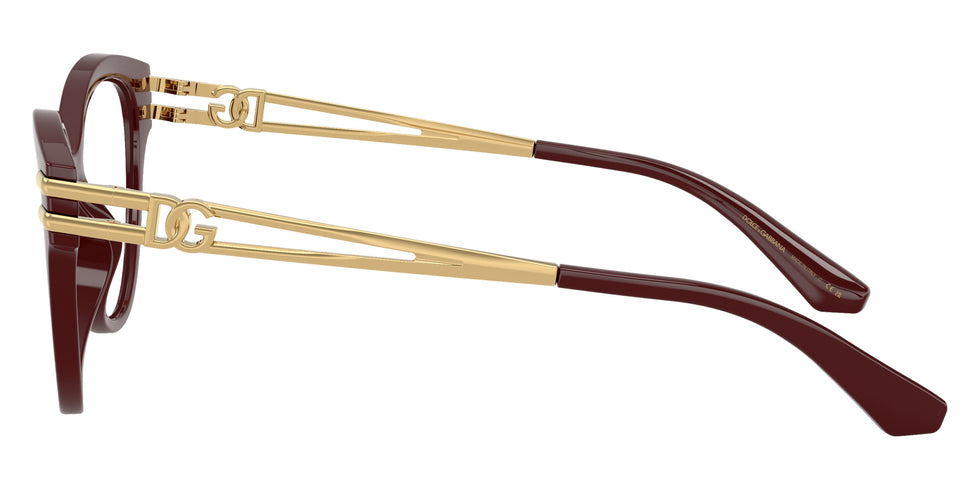 DOLCE&GABBANA DG5116 3091 52 - Bordeaux / Clear Blue Light Filter #id:dg51163091_s:100110