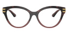 DOLCE&GABBANA DG5116 3493 52 - Burgundy Havana Gradient / Clear Blue Light Filter #id:dg51163493_s:108100