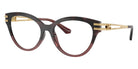 DOLCE&GABBANA DG5116 3493 52 - Burgundy Havana Gradient / Clear Blue Light Filter #id:dg51163493_s:108105