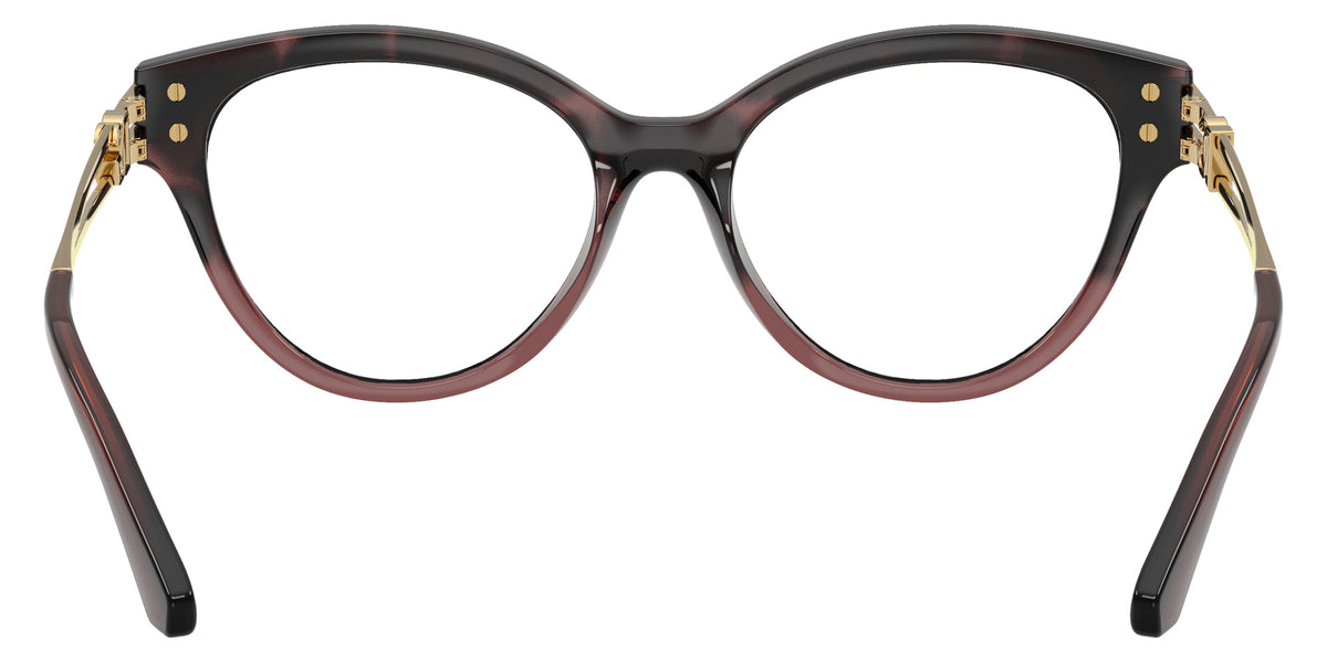 DOLCE&GABBANA DG5116 3493 52 - Burgundy Havana Gradient / Clear Blue Light Filter #id:dg51163493_s:108115