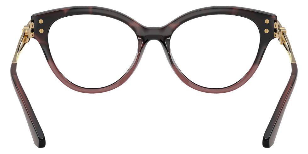 DOLCE&GABBANA DG5116 3493 52 - Burgundy Havana Gradient / Clear Blue Light Filter #id:dg51163493_s:108115