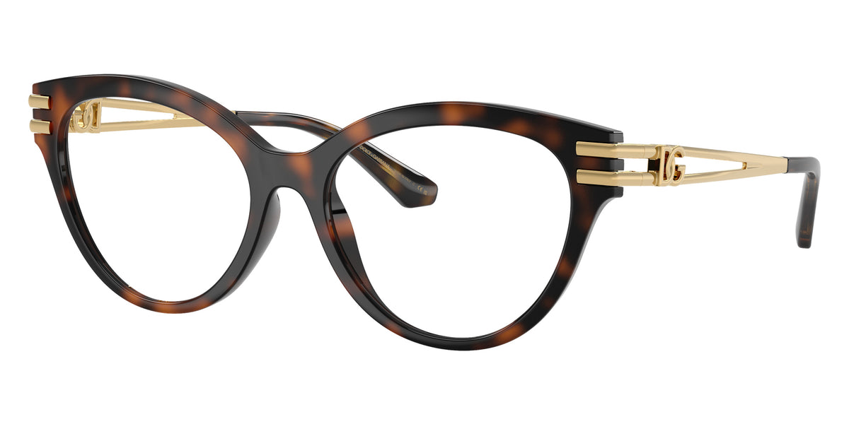 DOLCE&GABBANA DG5116 502 52 - Havana / Clear Blue Light Filter #id:dg5116502_s:116105