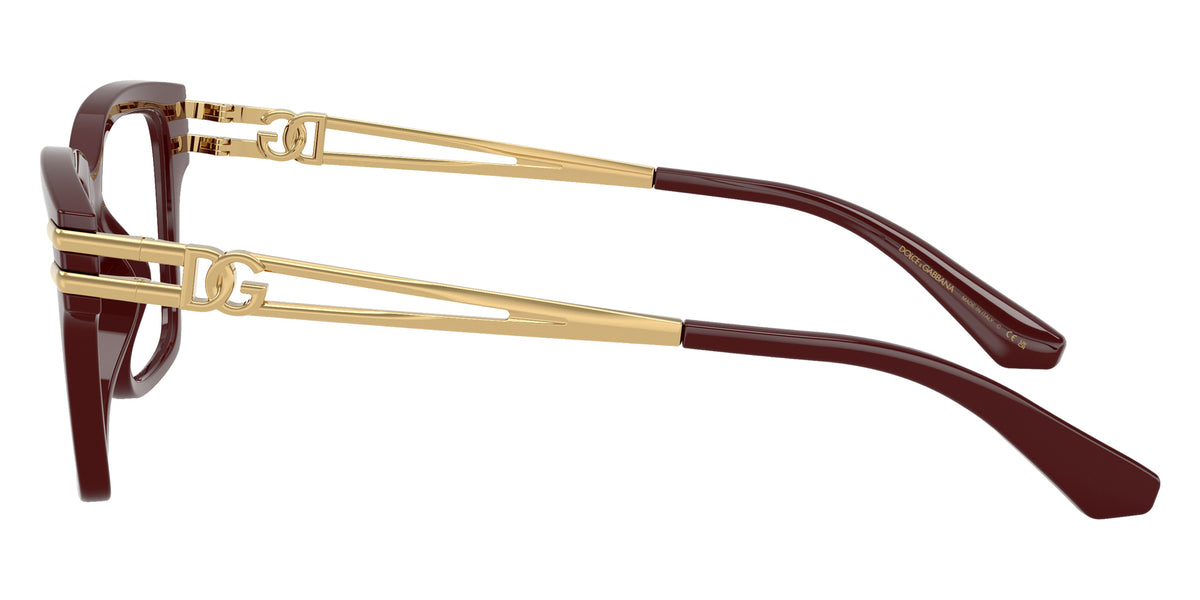 DOLCE&GABBANA DG5117 3091 52 - Bordeaux / Clear Blue Light Filter #id:dg51173091_s:100110