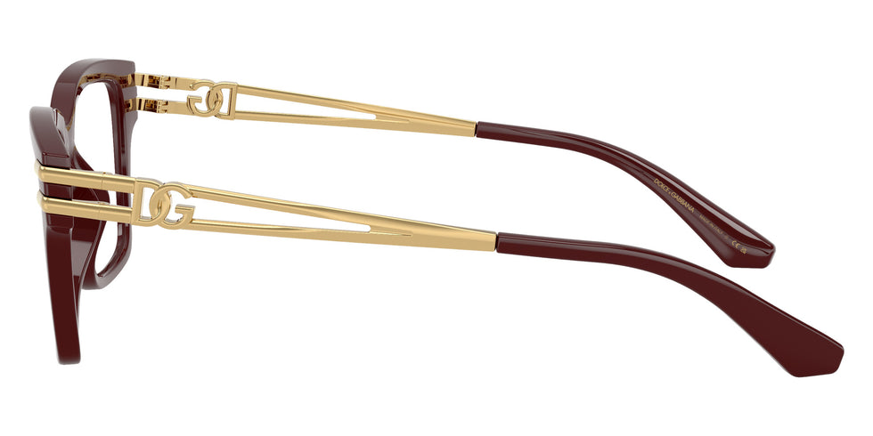 DOLCE&GABBANA DG5117 3091 52 - Bordeaux / Clear Blue Light Filter #id:dg51173091_s:100110