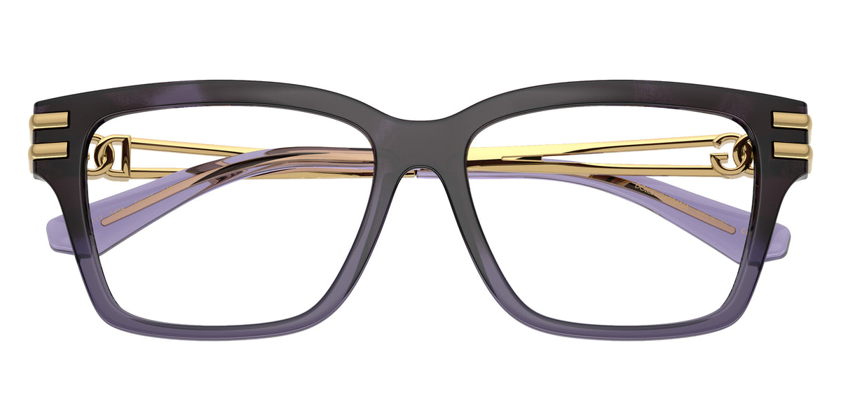 DOLCE&GABBANA DG5117 3494 52 - Violet Havana Gradient / Clear Blue Light Filter #id:dg51173494_s:108120