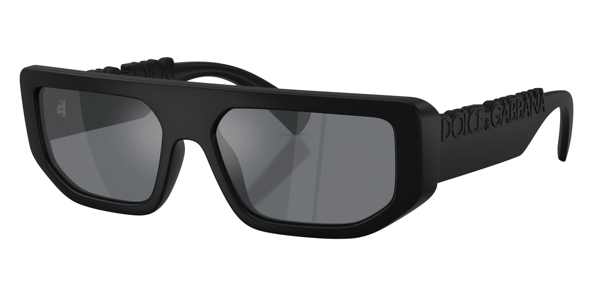 DOLCE & GABBANA DG6203 25256G 56 - Matte Black / Light Gray Mirrored Black #id:dg620325256g_s:100105